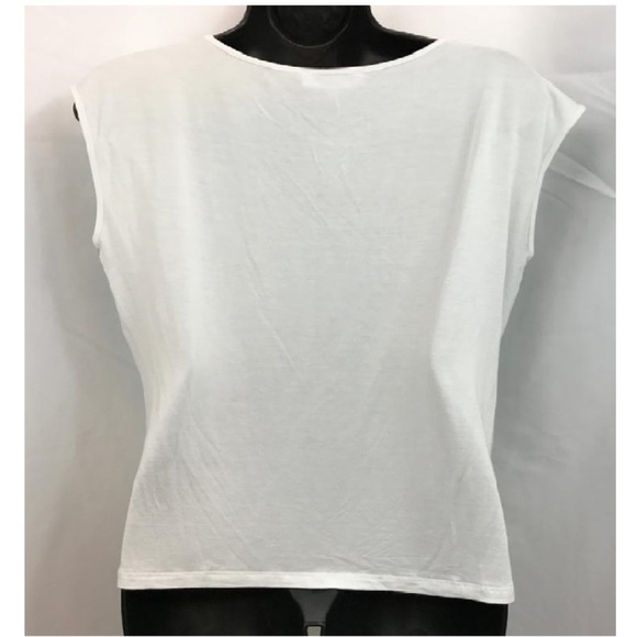 Calvin Klein Embellished Animal Print Blouse - Picture 6 of 6